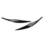 Headlight Eyebrows / Trims set for BMW E90 / E91 (05-11), glossy black