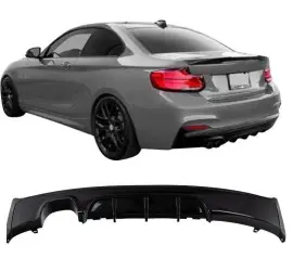 Performance rear bumper diffuser for BMW F22 / F23...
