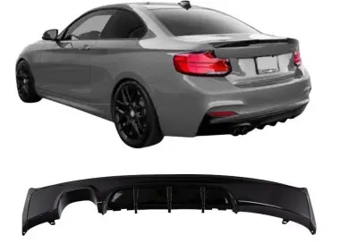 Performance rear bumper diffuser for BMW F22 / F23 with M-Pack