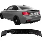 Performance rear bumper diffuser for BMW F22 / F23 with M-Pack