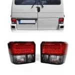 LED tail lights for VW T4 (90-03), red + smoked