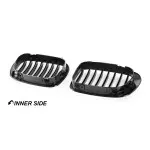 Kidney Grille for BMW E46 coupe / convertible (99-03), glossy black