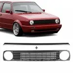 VW Golf MK2 badgeless grille + eyebrow (84-91)