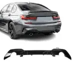 Performance rear Bumper Diffuser for BMW G20 / G21 (18-22) with M-Pack, glossy black
