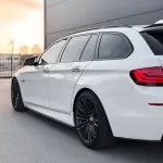 Performance side skirt extensions for BMW F10 / F11 (11-18), glossy black