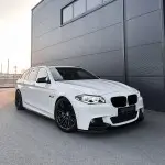 Performance side skirt extensions for BMW F10 / F11 (11-18), glossy black