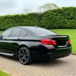 Performance Diffuser for BMW F10 / F11 with M-Pack rear bumper, glossy black 518, 520, 525, 530