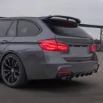 Performance rear bumper Diffuser for BMW F30 / F31 (11-19), glossy black