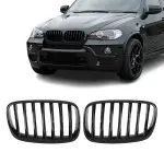 Kidney Grille for BMW E70 X5 / E71 X6, glossy black