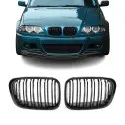 Performance kidney Grille for BMW E46 sedan / touring (98-01), compact, glossy black