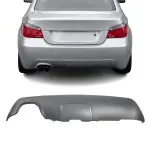 M-Pack Rear Bumper Diffuser for BMW E60 / E61, with towing hook cover