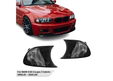 Front Turn Indicators for BMW E46 coupe / cabrio (1999-2001.09), smoked
