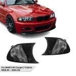 Front Turn Indicators for BMW E46 coupe / cabrio (1999-2001.09), smoked