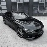 Performance Side Skirt extensions for BMW F32 / F33 / F36 with M-Pack, glossy black