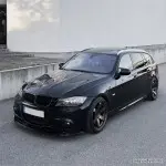 M style V2 Mirror Caps set for BMW E90 / E91 LCI (09-11), glossy black