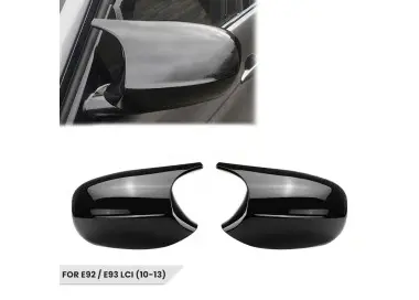 M style V2 Mirror Caps set for BMW E92 / E93 LCI (10-13), glossy black