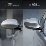 M style Mirror Caps set for BMW E92 / E93 (06-10), glossy black