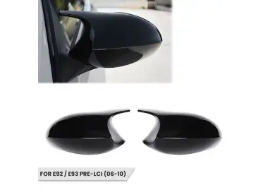 M style Mirror Caps set for BMW E92 / E93 (06-10), glossy black