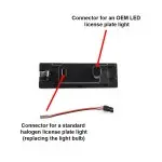 LED license plate light for BMW E81 / E87 (04-11)