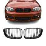 Performance kidney grille for BMW E81 / E82 / E87 / E88 (07-), glossy black