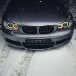 Performance kidney grille for BMW E81 / E82 / E87 / E88 (07-), glossy black