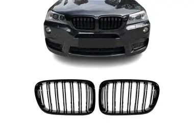 Performance kidney grille for BMW X3 F25 PRE-LCI (11-14), glossy black
