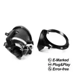 Fog light right side for BMW E46 M-Tech / M3 bumper, smoked