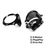 Fog light left side for BMW E46 M-Tech / M3 bumper, smoked
