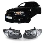 Headlights DEPO V1 for BMW E81 / E82 / E87 / E88 (04-11)