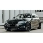 Performance Front bumper Lip spoiler for BMW F20 / F21 LCI M Sport (15-19), glossy black - V2 EXTRA-STRONG VERSION