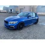 Performance Front bumper Lip spoiler for BMW F20 / F21 LCI M Sport (15-19), glossy black - V2 EXTRA-STRONG VERSION