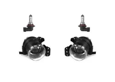 Fog lights with lens for BMW E90 / E91 M-Pack / M3-look, clear (05-11)
