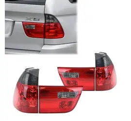 Tail Lights for BMW X5 E53 (99-06), smoked + red