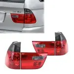Tail Lights for BMW X5 E53 (99-06), smoked + red