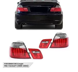 LED Tail Lights for BMW E46 (99-03) Coupe, clear