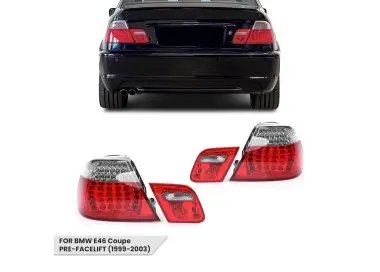 LED Tail Lights for BMW E46 (99-03) Coupe, clear