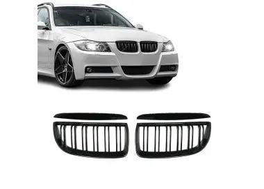 Performance kidney grille for BMW E90 / E91 (05-08), glossy black