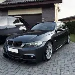 M style Mirror Caps set for BMW E90 / E91 (05-08), glossy black