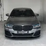 WR V1 Front Bumper Lip Spoiler for BMW G30 / G31 LCI (21-23), glossy black
