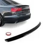 Trunk Spoiler for Audi A6 C7 / S6 C7 sedan (11-18), glossy black
