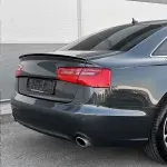 Trunk Spoiler for Audi A6 C7 / S6 C7 sedan (11-18), glossy black