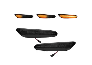 Dynamic LED side indicators for BMW E90 / E91 (05-11), black