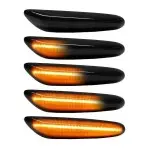 Dynamic LED side indicators for BMW E90 / E91 (05-11), black