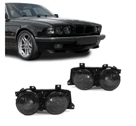 Headlights for BMW E32 / E34 (87-96), smoked with...