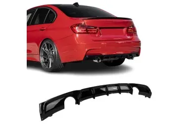 Performance rear Diffuser for BMW F30 / F31 M-Pack (335 / 340), glossy black