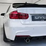 Performance rear Diffuser for BMW F30 / F31 M-Pack (335 / 340), glossy black