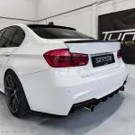 Performance rear Diffuser for BMW F30 / F31 M-Pack (335 / 340), glossy black