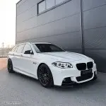 Performance Front bumper Lip for BMW F10 / F11 with M-Pack, glossy black