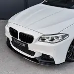Performance Front bumper Lip for BMW F10 / F11 with M-Pack, glossy black
