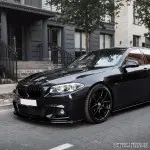 Performance Front bumper Lip for BMW F10 / F11 with M-Pack, glossy black